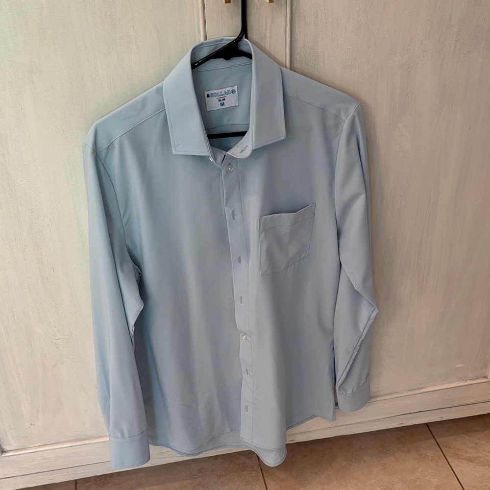 Light Blue Men's Dress Shirt